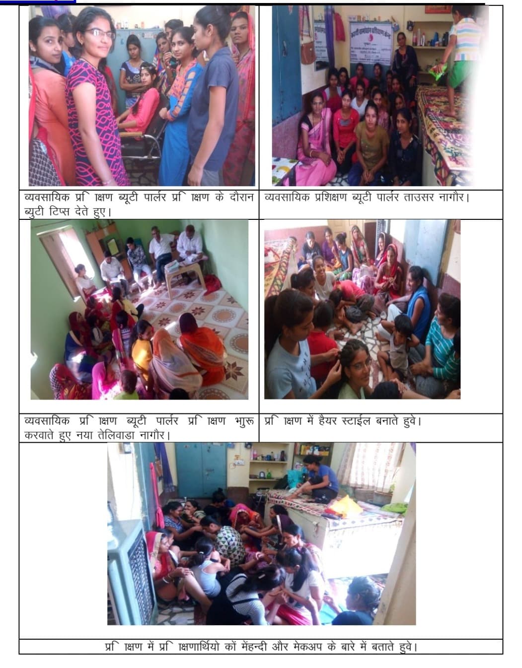 Beauty Parlor Training